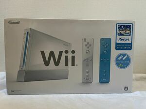 未使用品　Wii本体 シロ 専用コントローラ Wiiリモコンプラス2本 Wiiスポーツリゾート 追加同梱