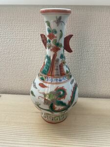 中国 古美術 古玩 粉彩花 瓶 