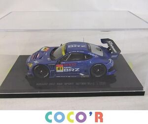 【同梱可】優良品 ミニカー EBBRO エブロ 1/43 スバル BRZ R&D SPORT スーパーGT300 2012 No.61