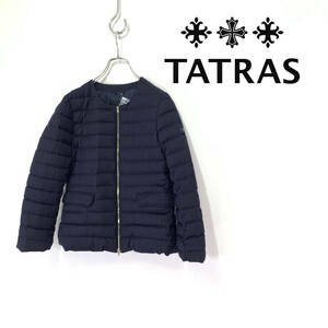 TATRAS SPINO タトラス ノーカラー ウール ダウン ジャケット size 02 LTA19A4648 ジャパン表記国内正規品