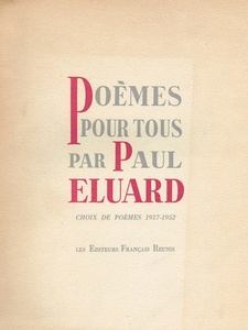 「万人のための詩」（1952年）●ポール・エリュアール 著 ●エディション番号付き380部の限定本 ●1917年から1952年間の詩選集