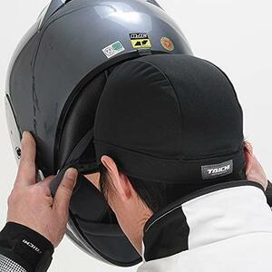 【人気商品】 RSタイチ(アールエスタイチ) クールライド ヘルメット インナーキャップ 吸汗速乾 ブラック サイズ:フリー 2枚組 [RSC115]
