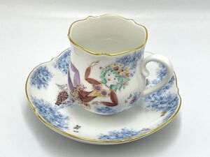 【極美品】Meissen マイセン 高級シリーズ ミッドサマーナイトドリーム 真夏の夜の夢 カップ&ソーサー