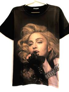 送込/新品【M】マドンナ Madonna☆黒革の手袋 マドンナ Madonna☆Tシャツ/GibGae /音楽・ミュージック