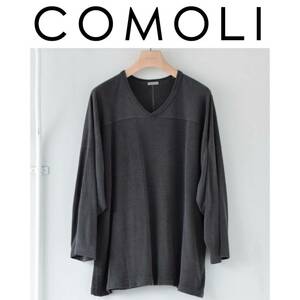 新品■21SS COMOLI ウォッシュドシルクホッケーシャツ 3 T01-05012 フットボールＴシャツ A.PRESSE ennoy
