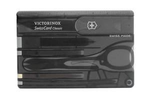 ビクトリノックス VICTORINOX　0.7133.T3 スイスカード T3 BK 半透明ブラック