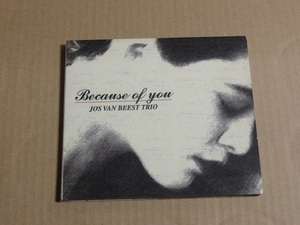 CD JOS VAN BEEST TRIO Because Of You 送料無料 ヨス・ヴァン・ビースト 澤野工房 ピアノ・トリオ 