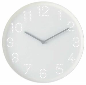 新品未使用【IKEA】TROMMA 壁掛け時計　ウォールクロック　ホワイト