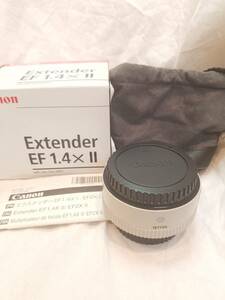 Canon EXTENDER EF 1.4× 2型　使用僅か美品　元箱、取説、レンズポーチ付き