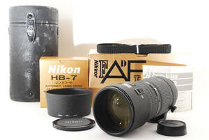 元箱 ケース付 Nikon ニコン ED AF NIKKOR 80-200mm 2.8 D NEW 大口径 望遠ズームレンズ (2187)