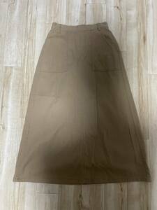 茶色・ロングスカート・Mサイズ