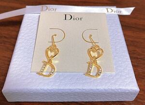 Christian Dior ディオール ピアス ゴールド ハート