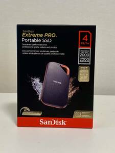 SanDisk サンディスク Extreme Pro SSD 4TB ポータブルSSD SDSSDE81-4T00-G25
