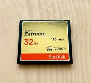 32GB SanDisk Extreme CFカード コンパクトフラッシュ①