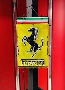 Ferrari フェラーリ ネオン 看板 照明 ランボルギーニ インテリア BMW マセラティ ポルシェ ベントレー ベンツ ウラカン 高級車 ガレージ