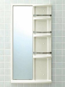 【新品・送料無料】INAX　浴室収納棚　鏡付(平付)　YR-612G