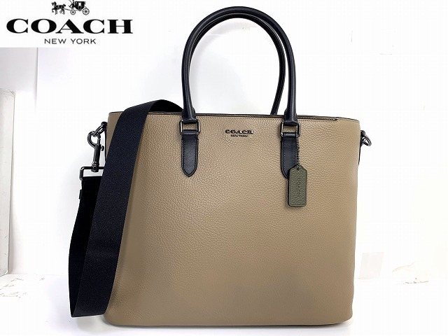 美品☆送料無料☆ コーチ メンズ COACH ベケット レザー 2Way