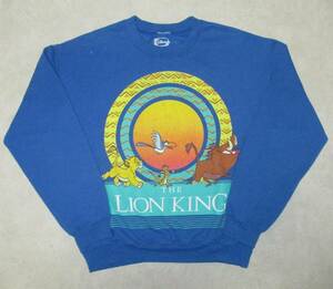ライオンキング　THE LION KING　スウェット　ディズニー　Disney　メンズM　ハクナマタタ　シンバ　ヴィンテージ　古着　輸入品