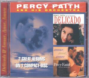 ☆PERCY FAITH(パーシー・フェイス)/Delicado＆Amour, Amour, Amore『53年＆55年録音の当時未発表だった超大名盤２in１』◆初CD化＆レア◇