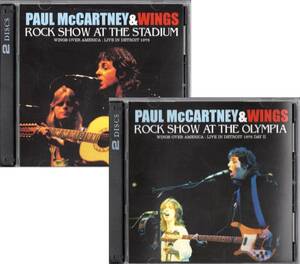 4CD【PAUL McCARTNEY ROCK SHOW AT STADIUM & OLYMOIA 1976】Paul McCartney Beatles ビートルズ