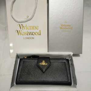 Vivienne Westwood　財布　小銭入れあり　ヴィヴィアンウエストウッド ブラック 66vv906　新品未使用