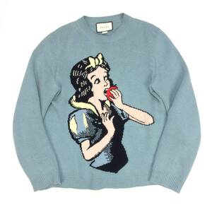 ケリングジャパン GUCCI/グッチ MAGNETISMO Disney ディズニー 白雪姫 インターシャ編み プルオーバーニット セーター ニット