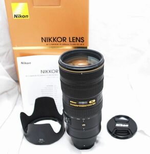 【超美品・純正フード等完備】Nikon ニコン AF-S NIKKOR 70-200mm f/2.8 G ED VR Ⅱ N　訳あり