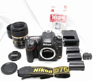 【超美品 6185ショット・豪華セット】Nikon ニコン D750 TAMRON タムロン SP AF 90mm f/2.8 Di MACRO