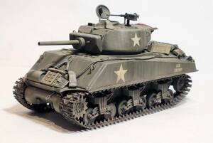 【完成品】 タミヤ 1/35 ミリタリーミニチュアシリーズ　アメリカ M4A3E2 中戦車ジャンボ