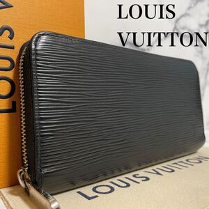 ★【極美品!新型】ルイヴィトン Louis Vuitton エピ ブラック ノワール ジッピーウォレット ラウンド長財布 メンズ M61857 定価約11万円 3