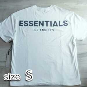 【LA限定】Sサイズ　エッセンシャルズ　FOG ESSENTIALS　Tシャツ　半袖　新品　送料無料　ホワイト　T-SHIRT WHITE ビッグサイズ　BIGsize