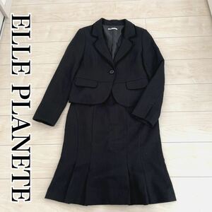 ELLE PLANETE フォーマルスーツ スーツ　ツイード ブラック　ジャケット　卒業式　卒園式