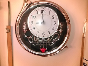 CITIZEN シチズン デュエットプラザ メロディ6曲入 壁掛け時計 クオーツ時計 白パール色（4MH725）デッドストック品　委託品