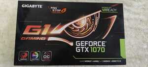 動作確認済み　GIGABYTE GeForce GTX 1070 グラフィックボード