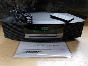 Bose Wave Music System AWRCCC 動作品 リモコン 電源コード付き CD FM AM レシーバーアンプ デスクトップオーディオ !