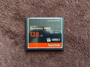 ●美品● SanDisk サンディスク CFカード コンパクトフラッシュ Extreme 128GB 160MB/s