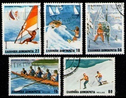 ギリシャ『スポーツイベント(５種)』(使用済切手)1983年4月28日発行 (使用済切手美品)