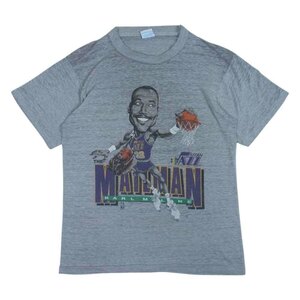 セーラム SALEM Karl Malone Retro Basketball Caricature T Shirt カール マロン NBA M【中古】