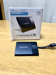 【送料無料】SAMSUNG ポータブルSSD 1TB T1 外付けSSD