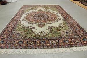 320×210cm アルデカン産 ペルシャ絨毯 手織りペルシャ絨毯 非常綺麗な状態 参考価格380万円 高級絨毯