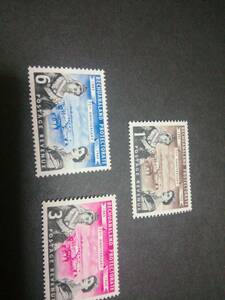 トピカルテーマ：エリザベスII 世を描く切手、BECHUALAND 1960 ビクトリア女王死去75年 3種完、未使用ヒンジ無し