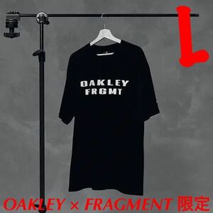 【OAKLEY × FRAGMENT Design】限定Tシャツ【L】SHORT SLEEVE T-SHIRT【オークリー × フラグメント】藤原ヒロシ【新品未開封】ブラック