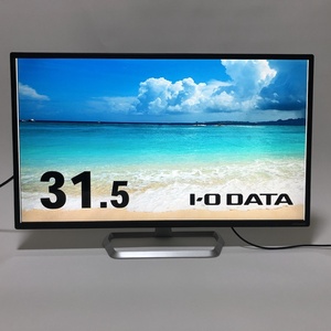 【動作確認済・１週間保証】I・O DATA 31.5型 広視野角ADSパネル 液晶ディスプレイ モニタ LCD-DF321XDB-B 中古 アイ・オー・データ①