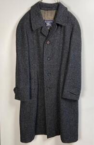 激レア ビンテージ Burberrys バーバリー 英国製 一枚袖 バルマカーンコート Hrris Tweed ハリスツイード XL相当