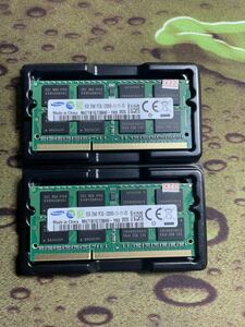 8GBx2枚16GBセット新品 未使用Samsung DDR3 1600MHz PC3L-12800S SODIMM 204pinノートPC メモリ