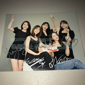 KARA②◎15周年記念スペシャルアルバム「MOVE AGAIN」コンセプト写真(六つ切りサイズ)◎直筆サイン