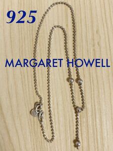 MARGARET HOWELL シルバー　ボールチェーン　ネックレス　925 マーガレット・ハウエル　ウォーカーズマーク