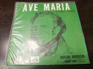 a マリアン・アンダーソン　epレコード アヴェ・マリア　フランツルップ　シューベルト歌曲集