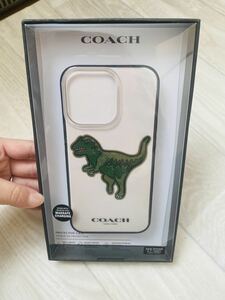  コーチ COACH iPhone13 Pro クリア 携帯ケース 恐竜 
