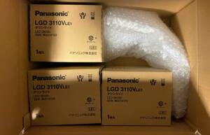 ◆◇【美品】Panasonic ダウンライト LGD3110V LE1 温白色 3個セット◇◆